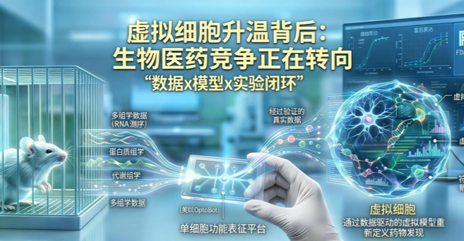 【科研前沿】虚拟细胞升温背后:生物医药竞争正在转向“数据x模型x实验闭环”
