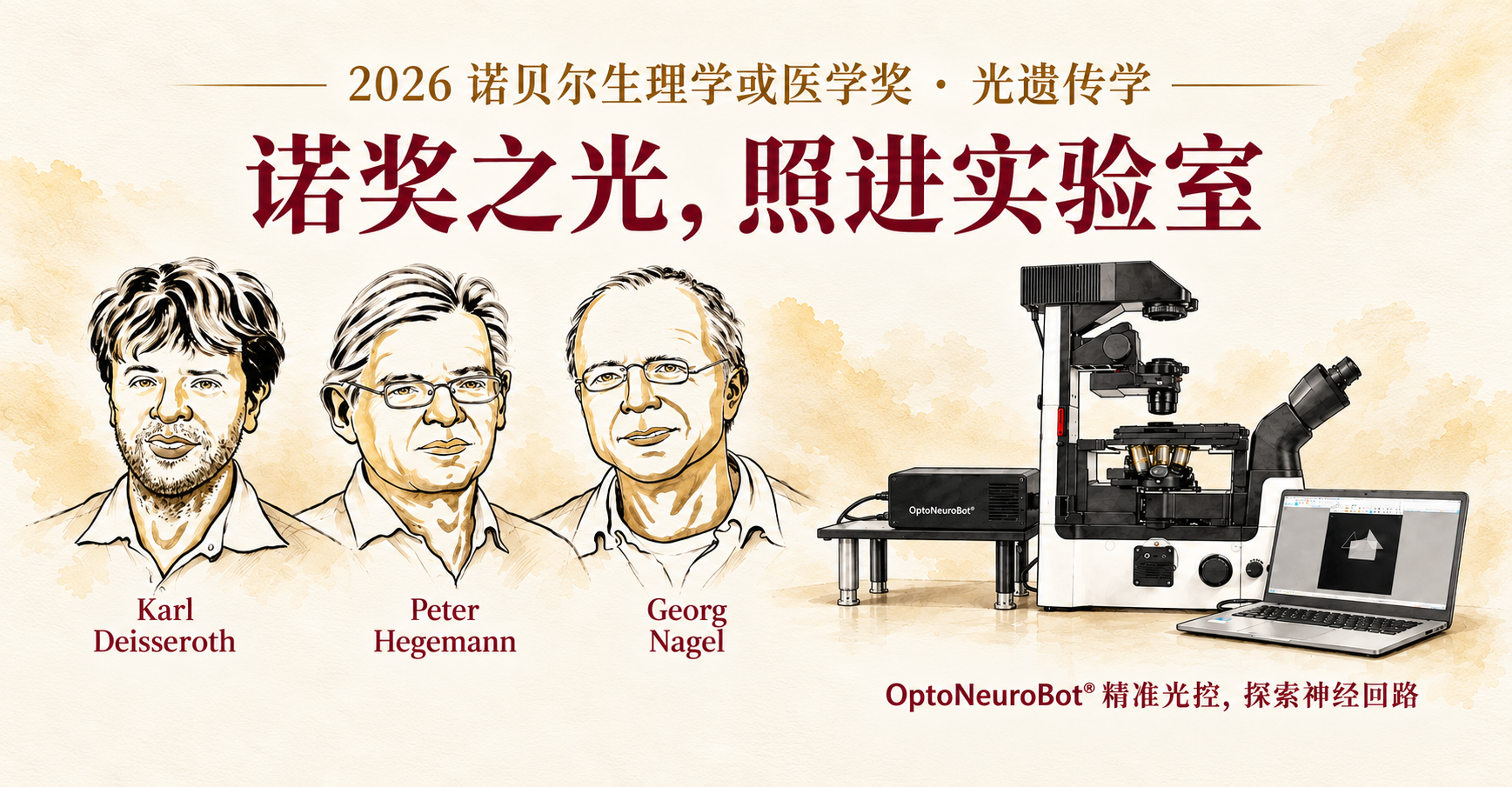 当细胞有了“光开关”，如何精准地按下它？| 2026年诺奖背后的光遗传学